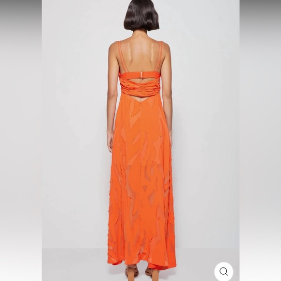 Jonathan Simkhai Katie Textured Slip Gown - Picture 7 of 7